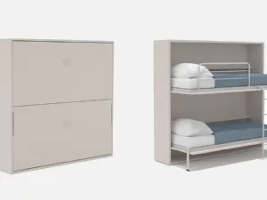 Letto a castello a scomparsa Alì di Marka Total Living