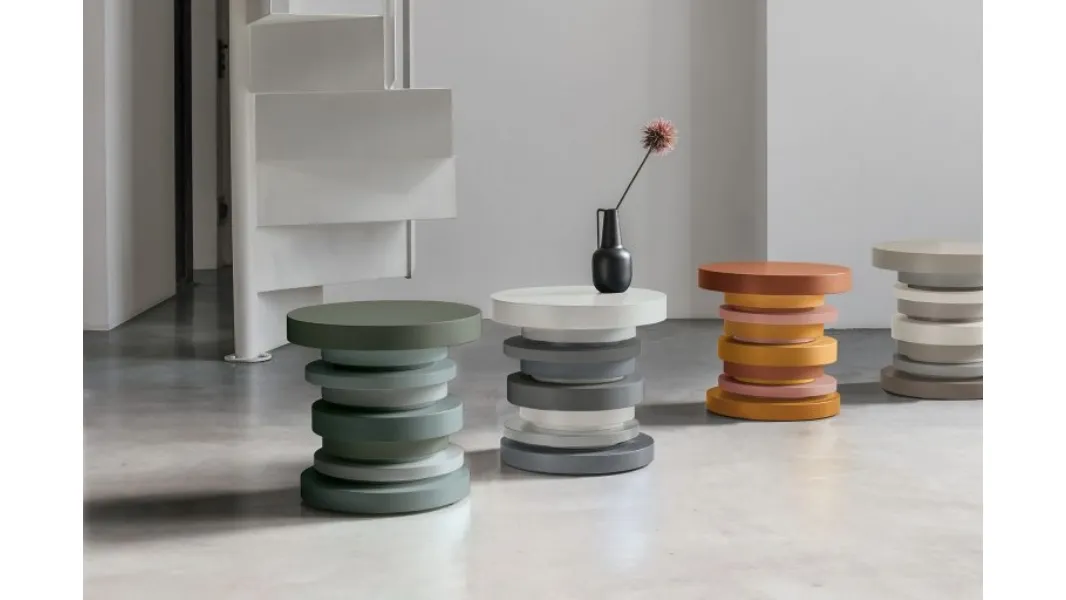 Tavolino di design 33 laccato vari colori di Tomasella