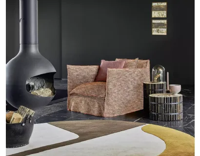 Tavolino Black 19 e 21 in black bamboo di Gervasoni