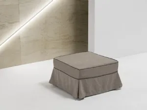 Pouf letto con rivestimento in microfibra con cordino Chip di Dienne Salotti