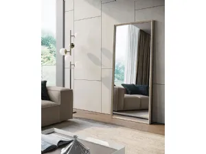 Specchio Slash con cornice in legno di Dall'Agnese