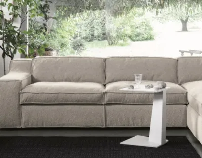 Tavolino da divano Share in laminato Bianco di Deas