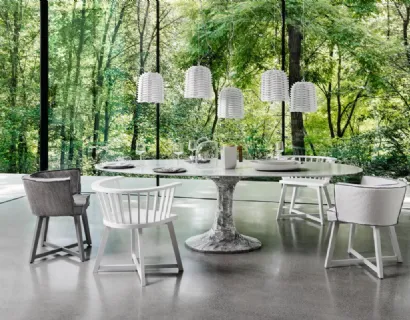 Lampada a sospensione in rattan Sweet di Gervasoni