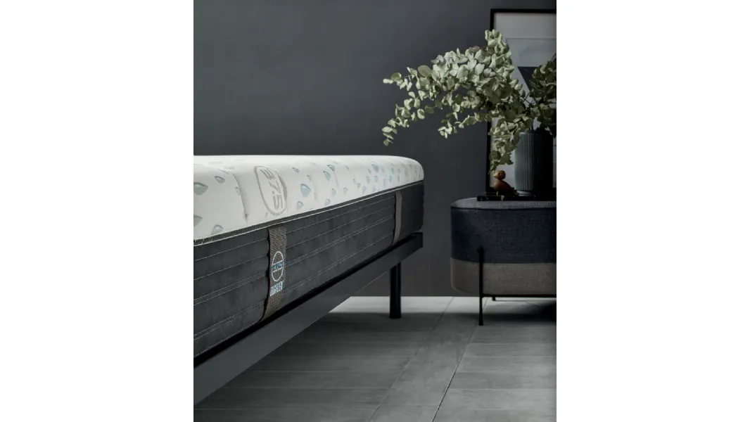 Materasso Regula Plain in lattice con rivestimento contenente sabbia vulcanica di Zigflex
