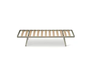 Rete letto singola con piedi pieghevoli Svelto Wood di Zigflex