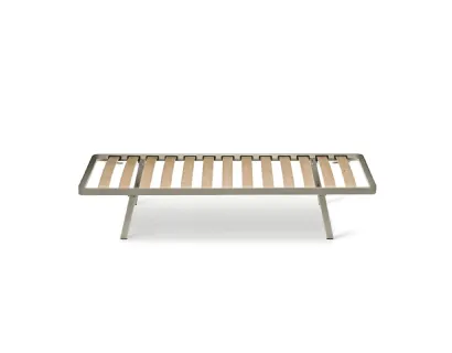 Rete letto singola con piedi pieghevoli Svelto Wood di Zigflex