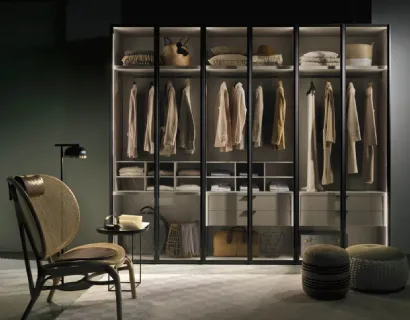 Armadio Alterna Battente City Glass di Zalf