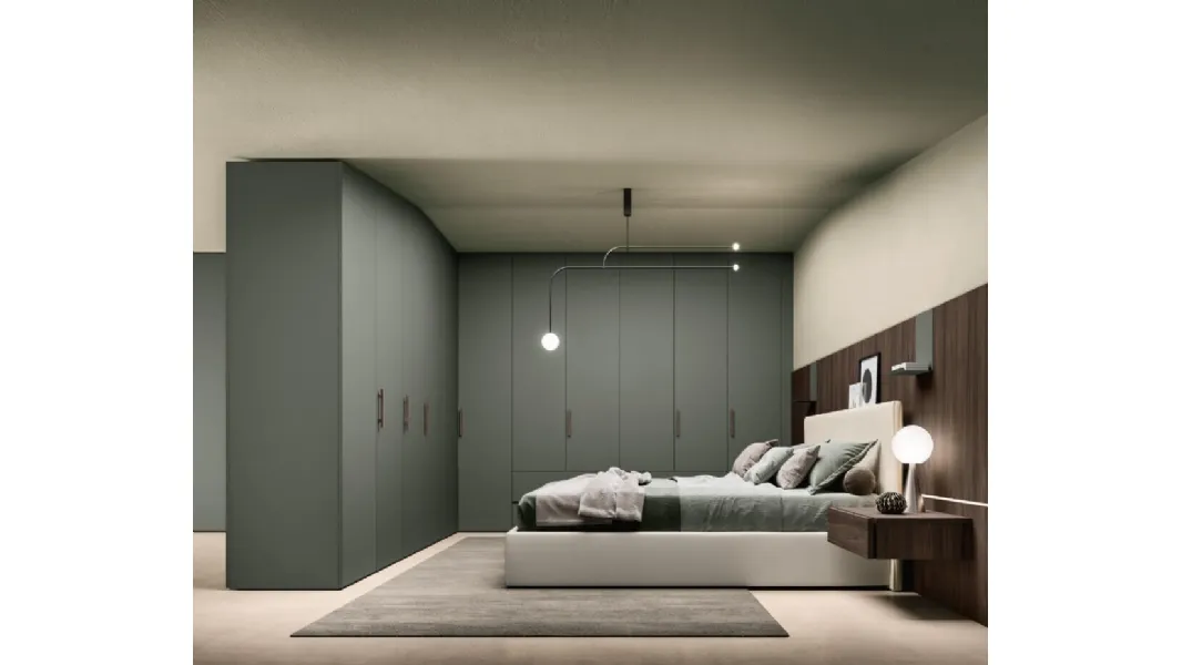 Armadio battente angolare Alterna SM2005 di Zalf