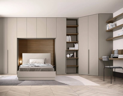 Armadio battente a ponte Alterna SM2015 di Zalf