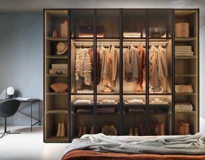 Armadio con ante a libro Alterna SM2504 di Zalf