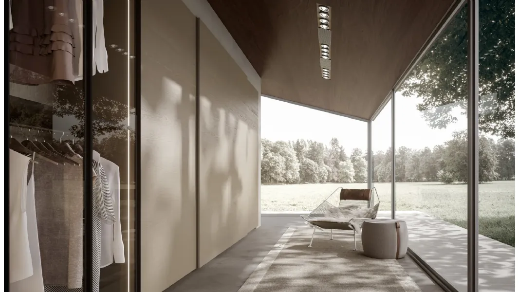 Armadio Liscia SP31 in frassino di Veneran