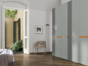 Armadio RD105 Joy a muro con ante battenti di Marka Total Living