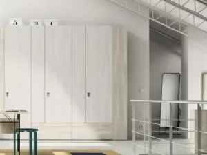 Armadio RD110 Easy con ante battenti di Marka Total Living