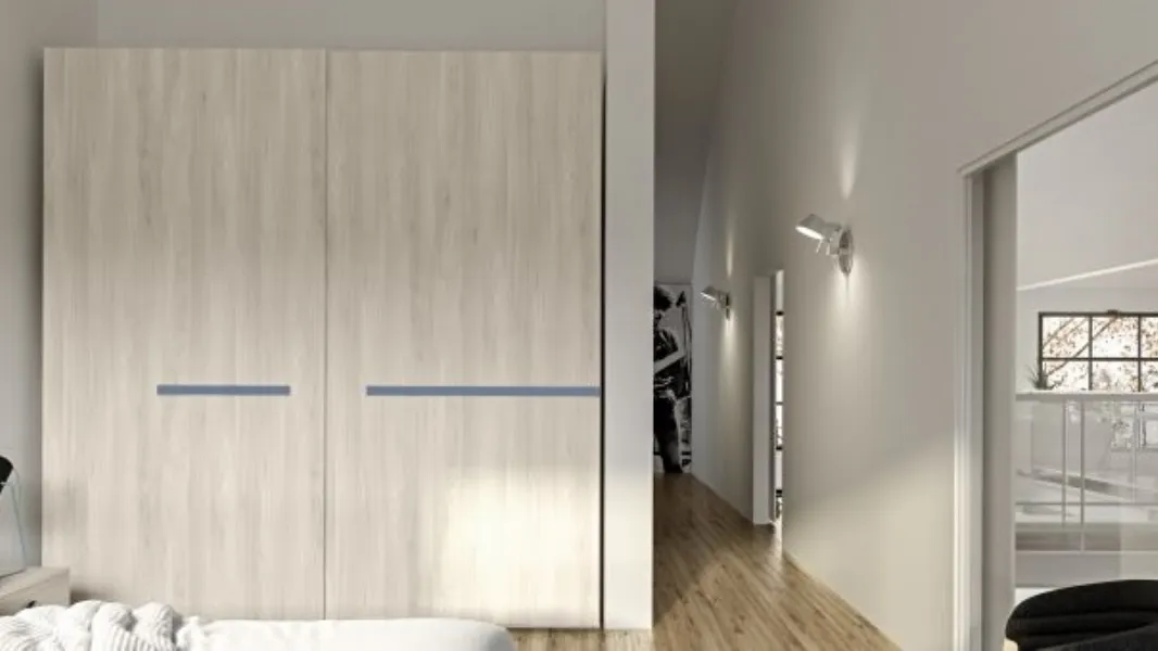 Armadio RD502 Happy con ante scorrevoli di Marka Total Living