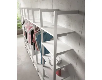Cabina Armadio Pali Kalì finitura Bianco di Marka Total Living