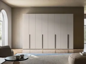 Armadio Battente Retta ZN02 finitura Nuvola di Marka Total Living
