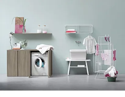 Mobile da Bagno in melaminico e laccato Acqua e Sapone Lavanderia 03 di Birex