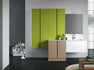 Mobile da lavanderia in laccato e melaminico Idrobox 07 di Birex