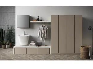 Mobile da Lavanderia in laccato opaco Idrobox 05 di Birex
