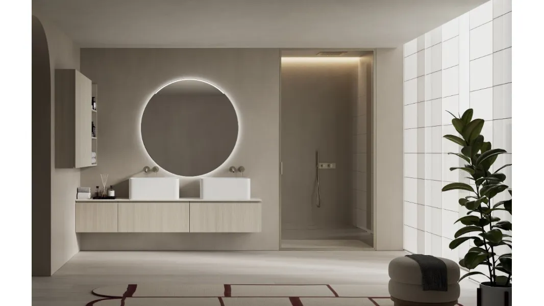 Mobile da Bagno sospeso INK NK005 di Compab