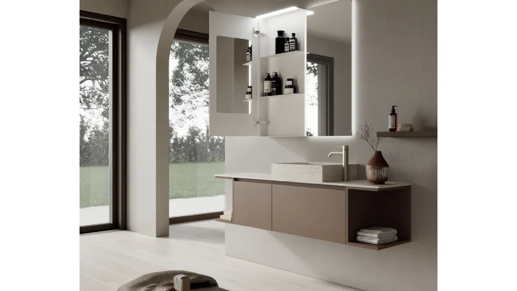 Mobile da Bagno sospeso INK NK006 di Compab