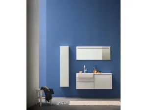Mobile da bagno sospeso in melaminico Lapis 08 di Birex