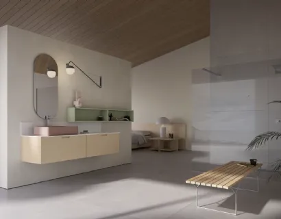 Mobile da Bagno sospeso STRATOS OS05 di Compab