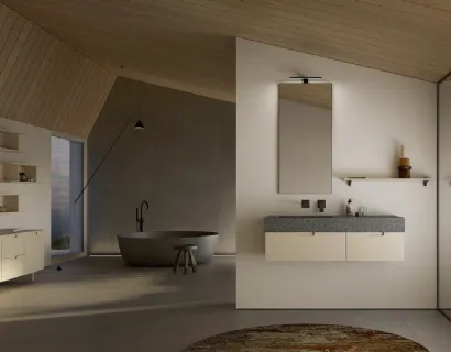 Mobile da Bagno sospeso STRATOS OS07 di Compab