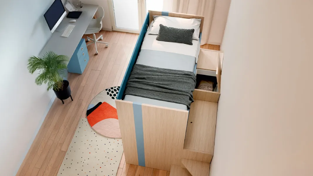 Cameretta con letti a castello Lila di Nidi