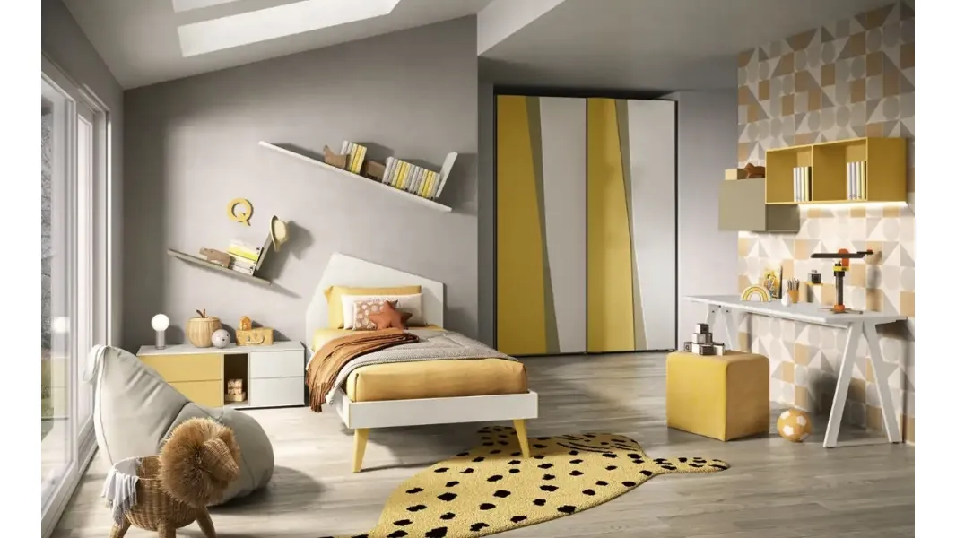 Cameretta componibile K101 di Moretti Compact Camerette