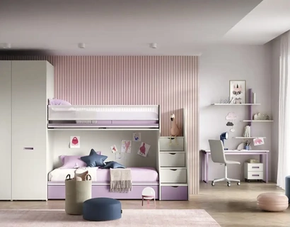 Cameretta a soppalco K103 di Moretti Compact Camerette