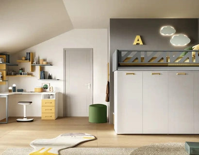 Cameretta a soppalco K109 di Moretti Compact Camerette