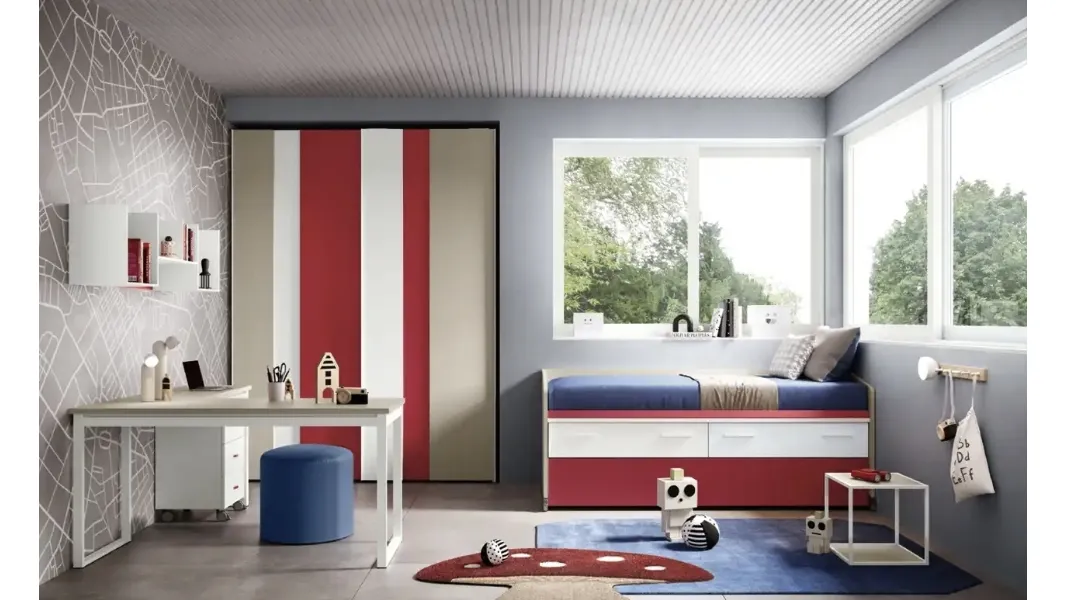 Cameretta K110 di Moretti Compact Camerette