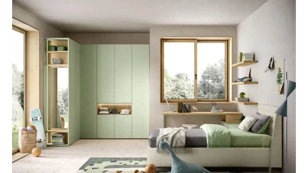 Cameretta componibile K117 di Moretti Compact Camerette