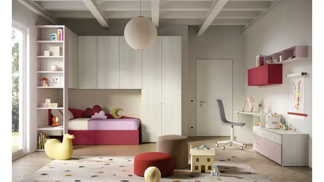 Cameretta a ponte K119 di Moretti Compact Camerette