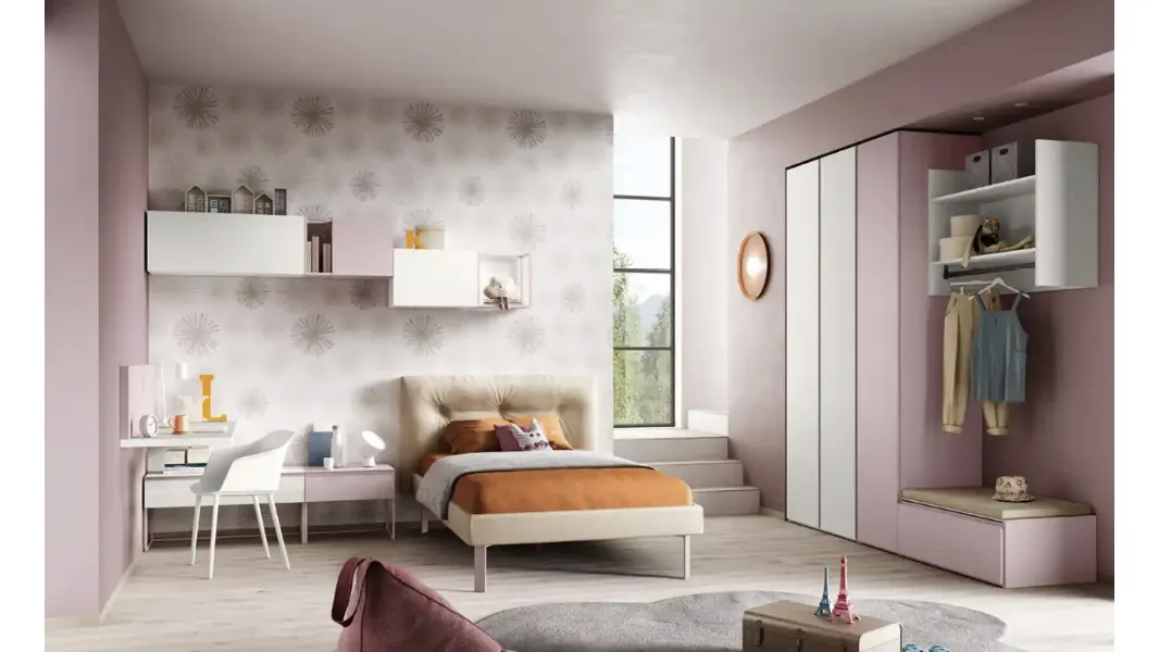 Cameretta componibile K121 di Moretti Compact Camerette