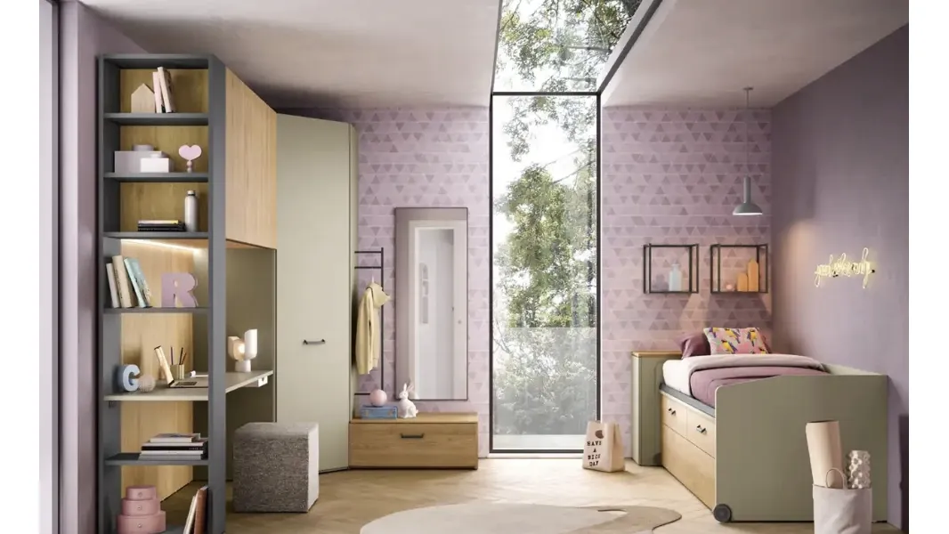 Cameretta a ponte K122 di Moretti Compact Camerette