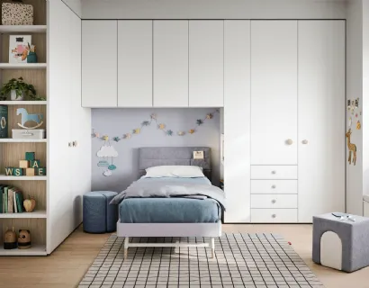 Cameretta Kids space 01 di Nidi