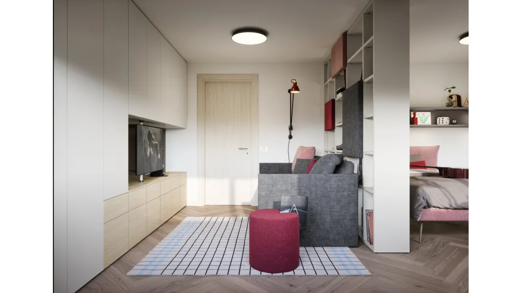 Cameretta Letto a Divano di Nidi