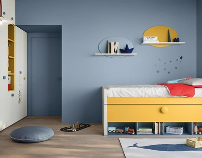 Cameretta Salvaspazio Letto Pablo di Nidi