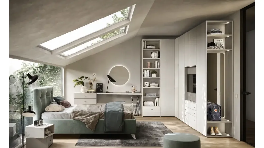 Cameretta componibile Y101 di Moretti Compact Camerette