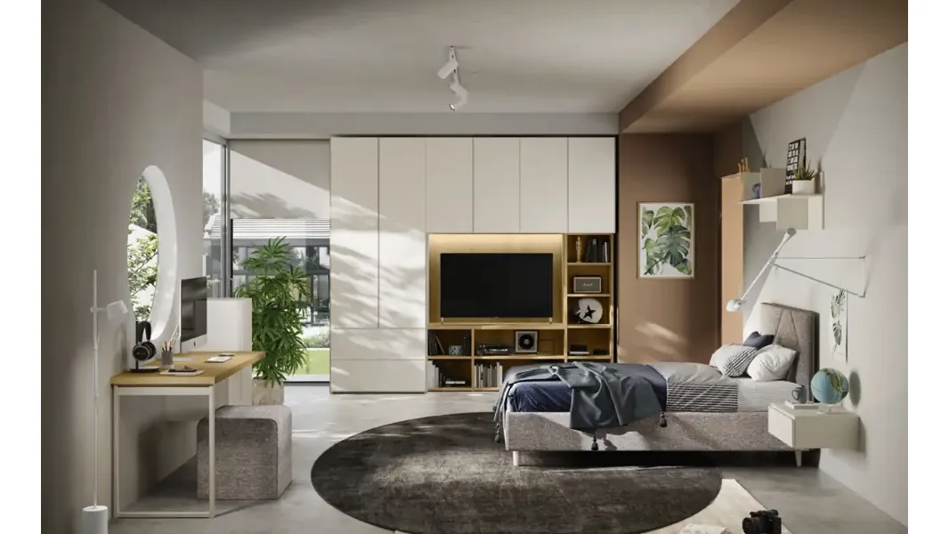 Cameretta componibile Y104 di Moretti Compact Camerette