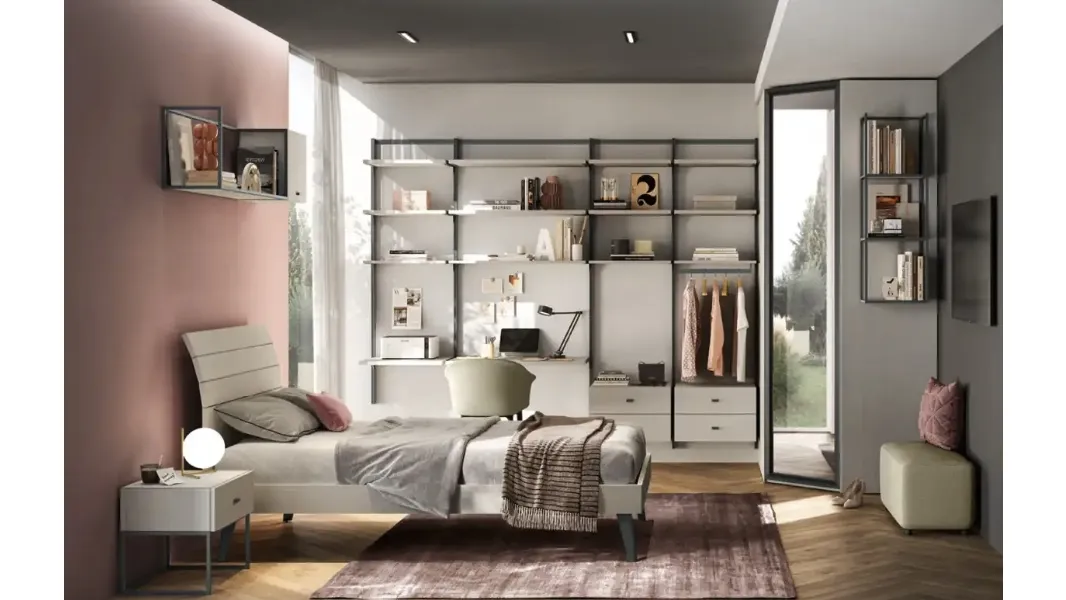 Cameretta componibile Y105 di Moretti Compact Camerette