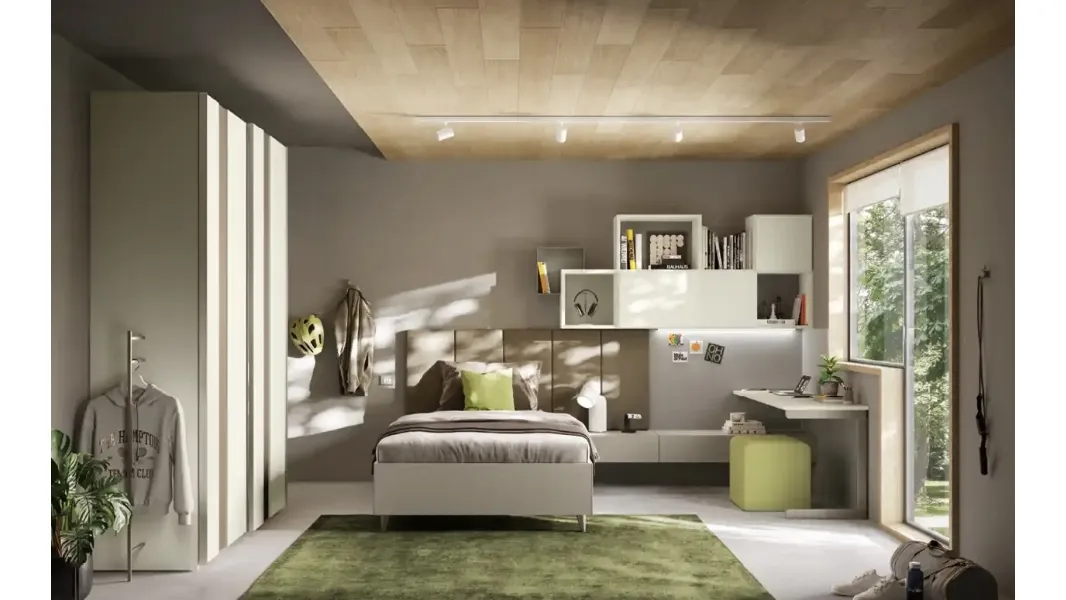 Cameretta per ragazzi Y110 di Moretti Compact Camerette