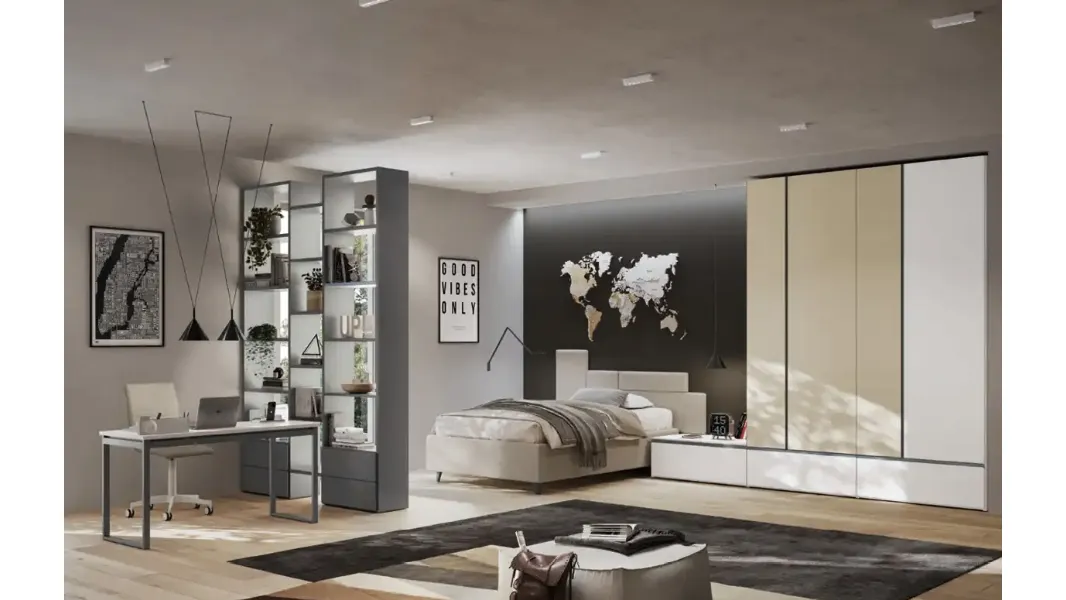 Cameretta per ragazzi Y113 di Moretti Compact Camerette