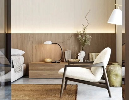 Comodino Easy System in rovere di Novamobili