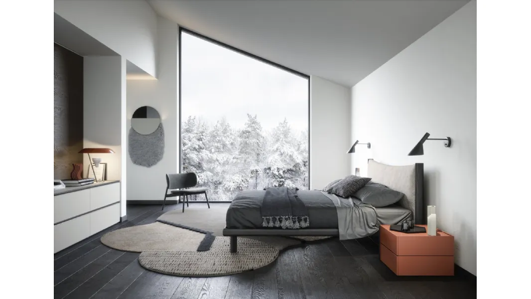 Gruppo Notte Giro Giro System in laccato di Novamobili