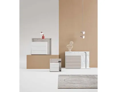 Gruppo Notte moderno originale Lateral con Cover Fly di Marka Total Living