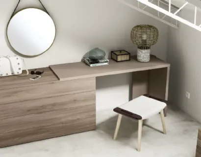 Comodino Gruppo Slot in legno di Marka Total Living