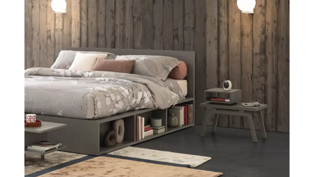 Comodino Stock con vano a giorno di Oggioni